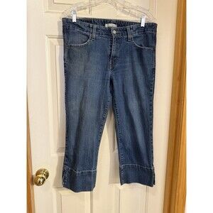 Levi’s 515 Women’s Capri Jeans Size 12 Blue Denim Stretch Mid Rise